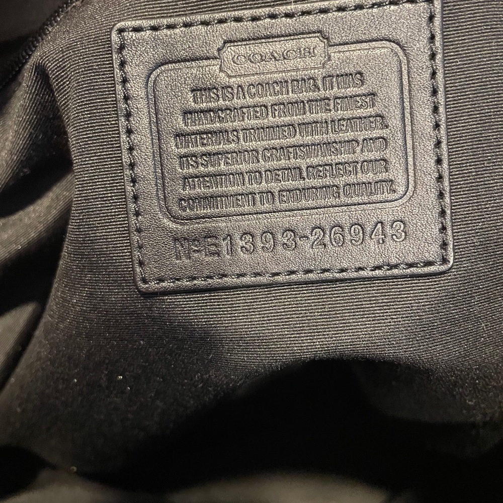 Coach Black and Tan Tote Bag - Picture 10 of 10